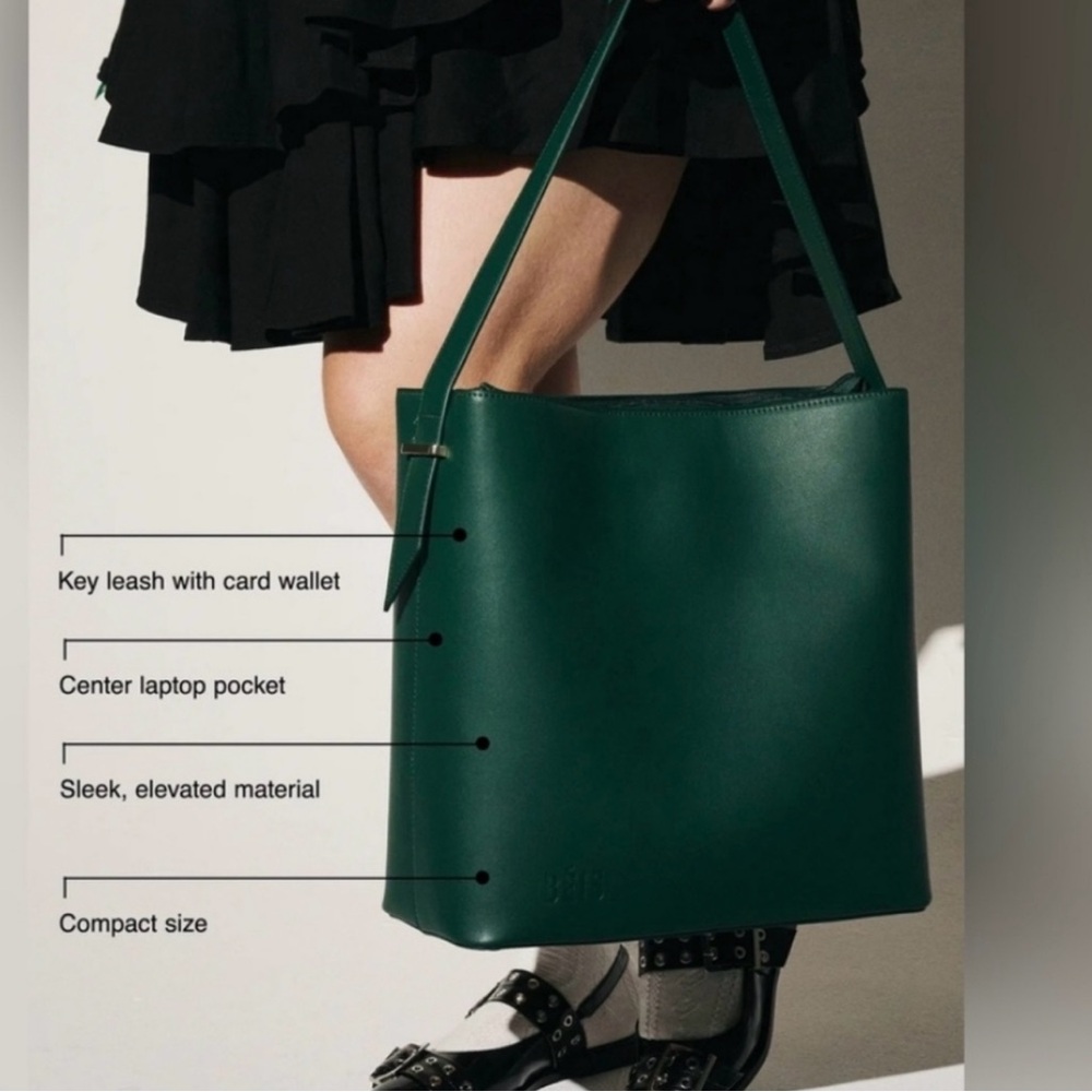 Beis Wicked Green Tote — NWT